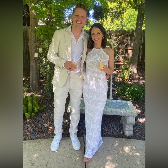 Nightcap Clothing Monaco Maxi - Lace Bridal Shower Dress - Picture 2 of 5